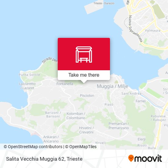Salita Vecchia Muggia 62 map