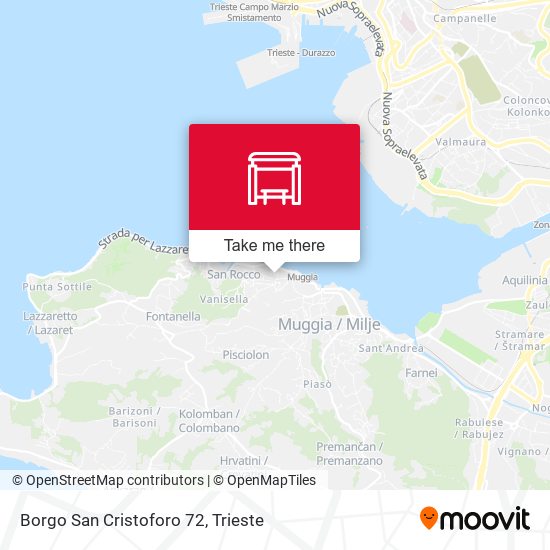 Borgo San Cristoforo 72 map