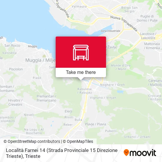Località Farnei 14 (Strada Provinciale 15 Direzione Trieste) map