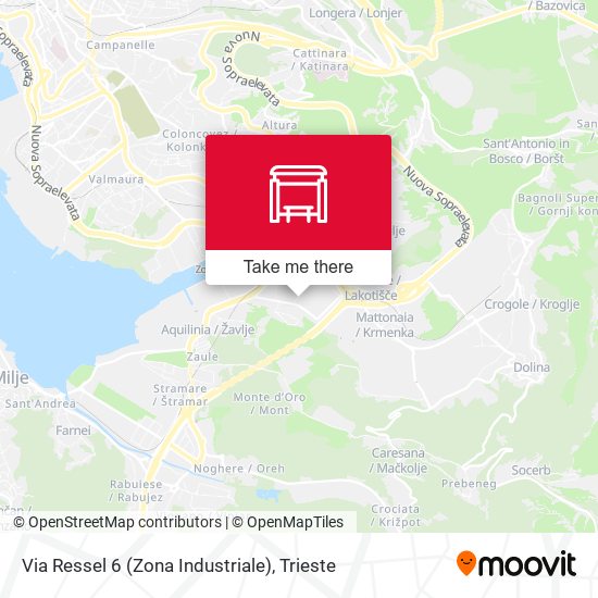 Via Ressel 6 (Zona Industriale) map
