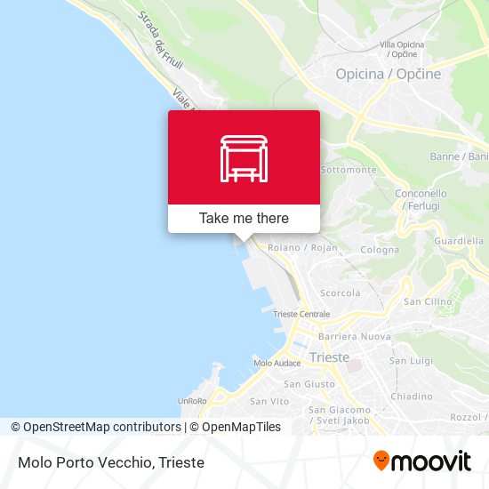 Molo Porto Vecchio map