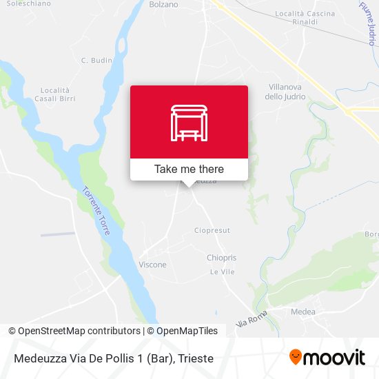 Medeuzza Via De Pollis 1 (Bar) map