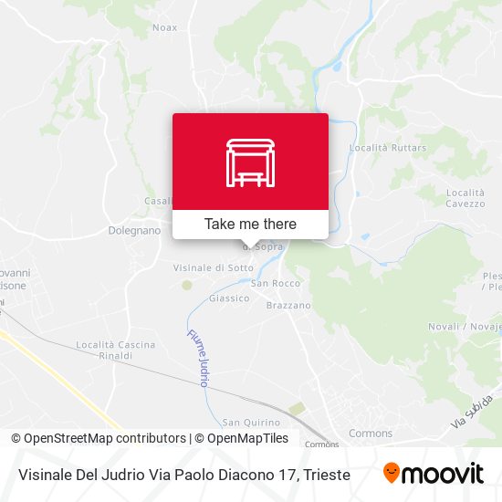 Visinale Del Judrio Via Paolo Diacono 17 map