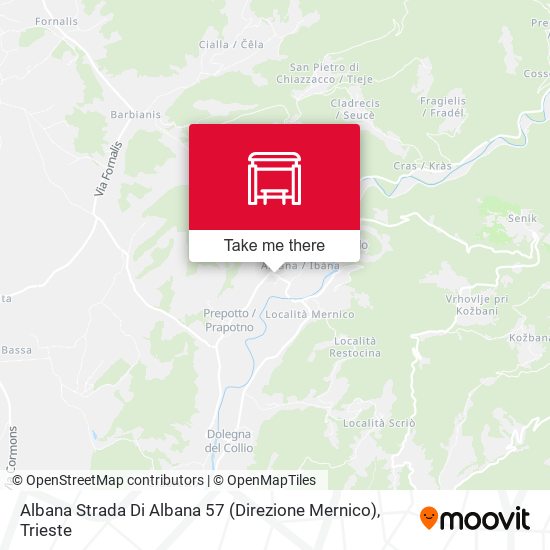 Albana Strada Di Albana 57 (Direzione Mernico) map