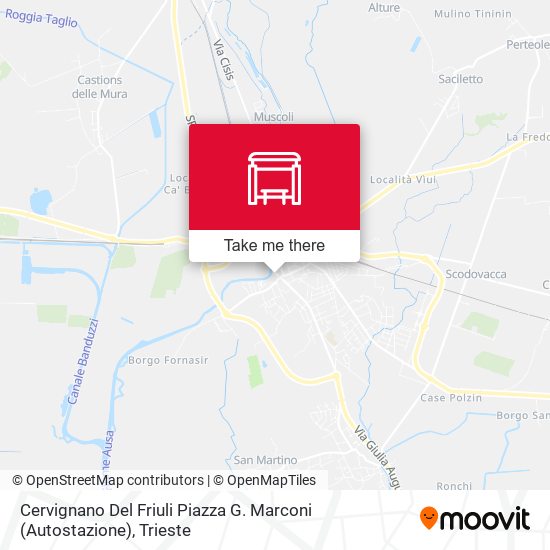 Cervignano Del Friuli Piazza G. Marconi (Autostazione) map