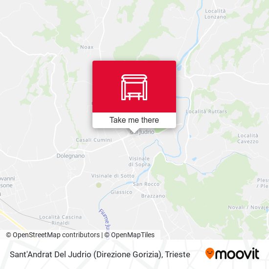 Sant'Andrat Del Judrio (Direzione Gorizia) map