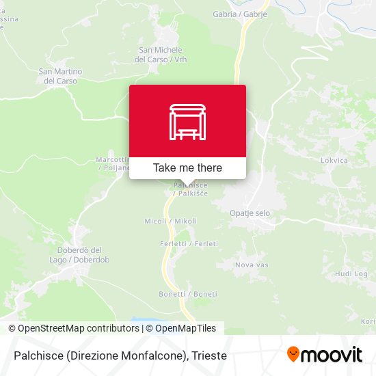 Palchisce (Direzione Monfalcone) map