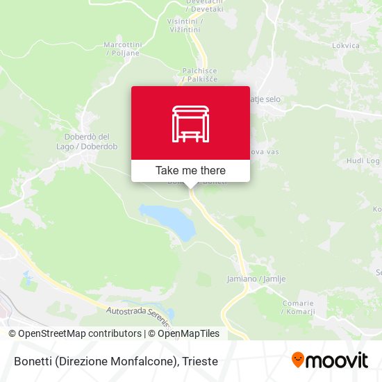 Bonetti (Direzione Monfalcone) map