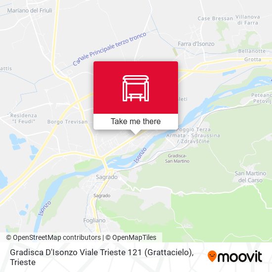 Gradisca D'Isonzo Viale Trieste 121 (Grattacielo) map