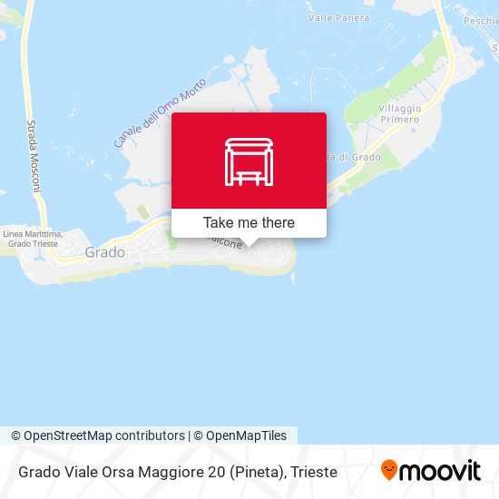 Grado Viale Orsa Maggiore 20 (Pineta) map