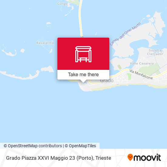 Grado Piazza XXVI Maggio 23 (Porto) map