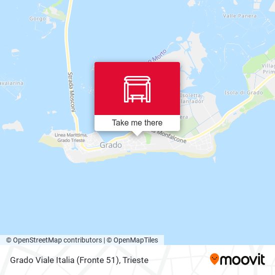 Grado Viale Italia (Fronte 51) map