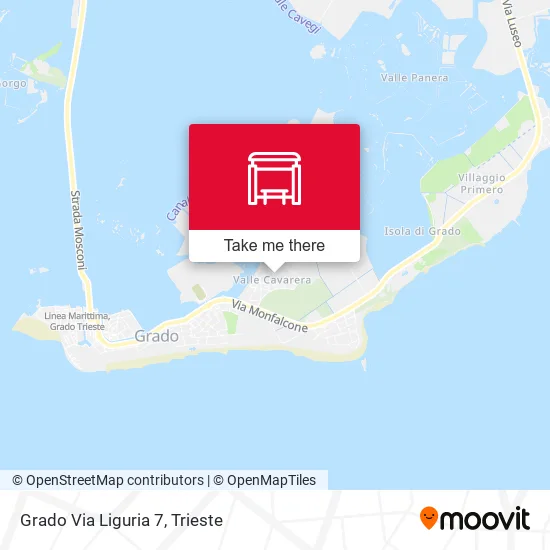 Grado Via Liguria 7 map