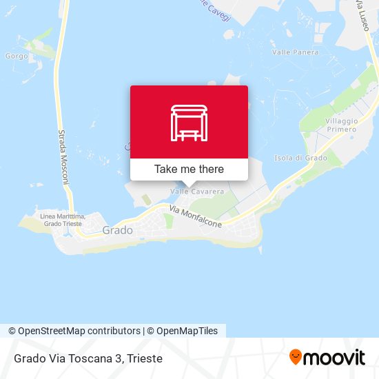Grado Via Toscana 3 map
