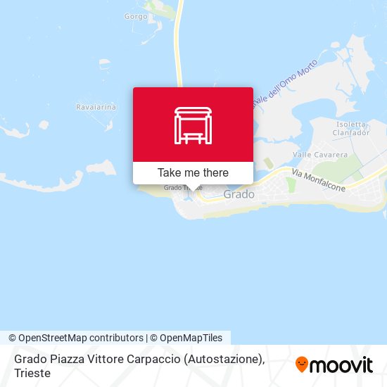 Grado Piazza Vittore Carpaccio (Autostazione) map