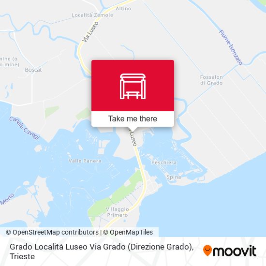 Grado Località Luseo Via Grado (Direzione Grado) map
