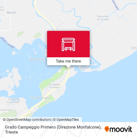 Grado Campeggio Primero (Direzione Monfalcone) map