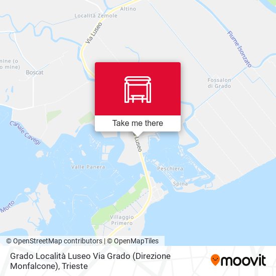 Grado Località Luseo Via Grado (Direzione Monfalcone) map
