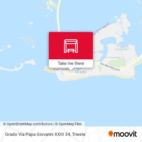 Grado Via Papa Giovanni XXIII 34 map