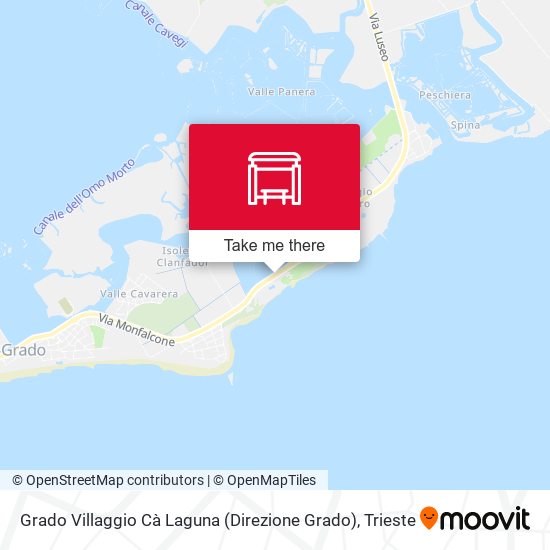 Grado Villaggio Cà Laguna (Direzione Grado) map