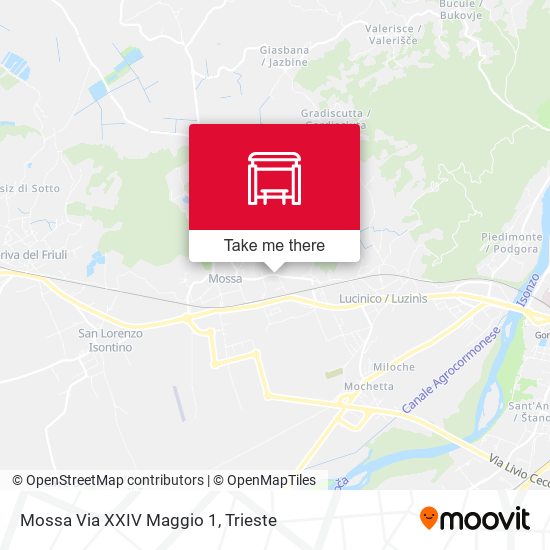 Mossa Via XXIV Maggio 1 map