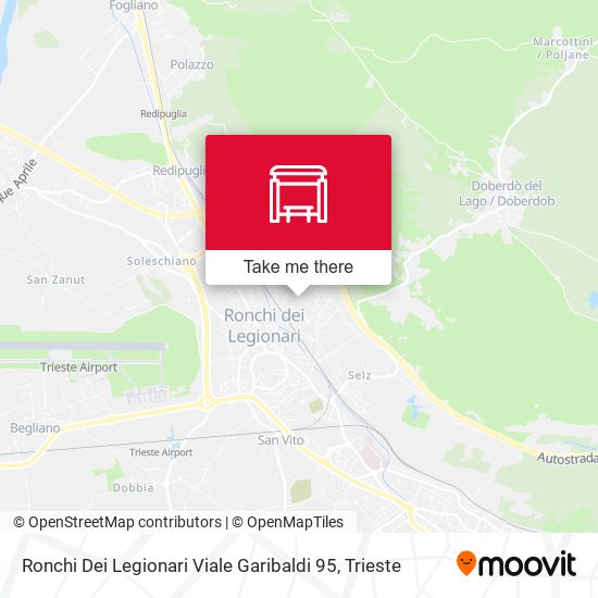 Ronchi Dei Legionari Viale Garibaldi 95 map