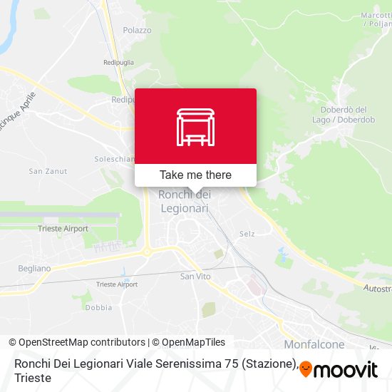 Ronchi Dei Legionari Viale Serenissima 75 (Stazione) map