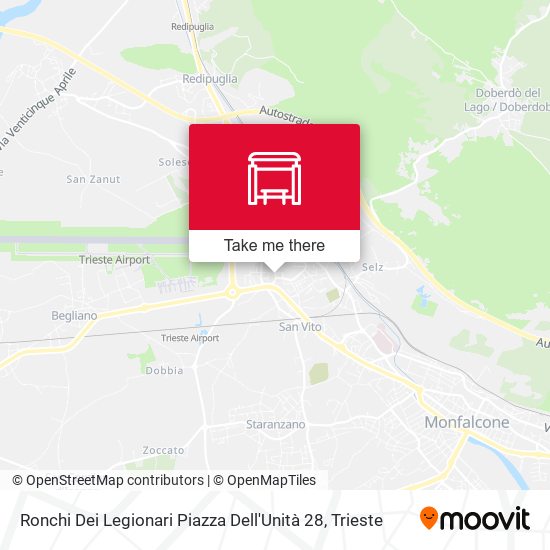 Ronchi Dei Legionari Piazza Dell'Unità 28 map