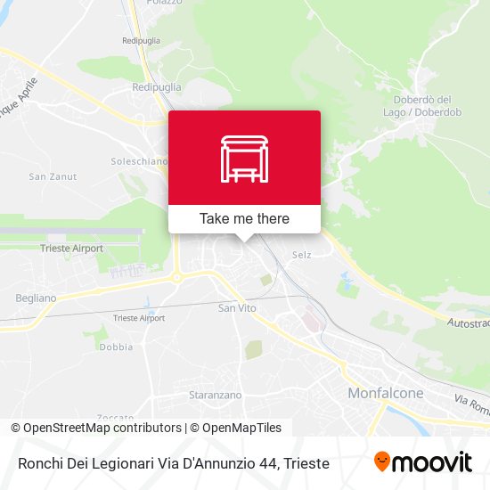 Ronchi Dei Legionari Via D'Annunzio 44 map