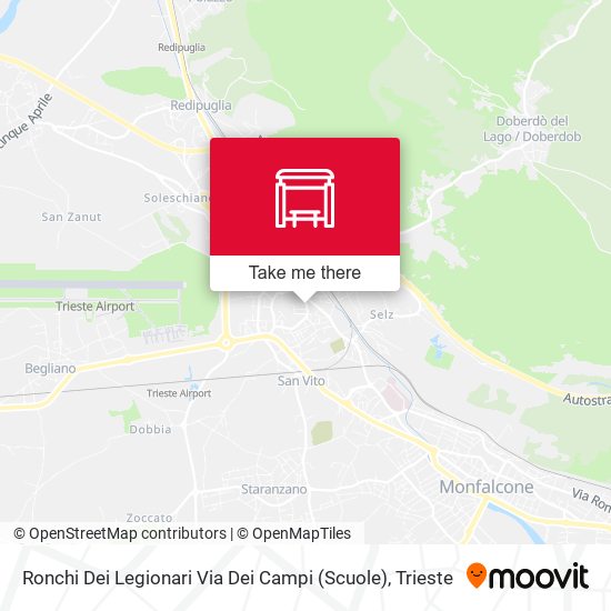 Ronchi Dei Legionari Via Dei Campi (Scuole) map