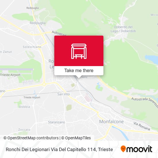 Ronchi Dei Legionari Via Del Capitello 114 map