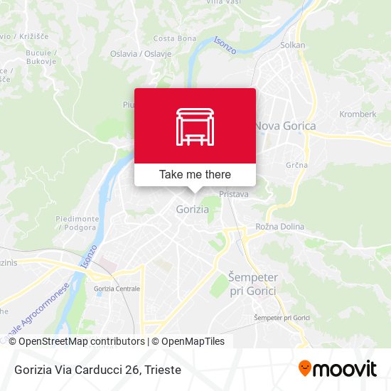 Gorizia Via Carducci 26 map
