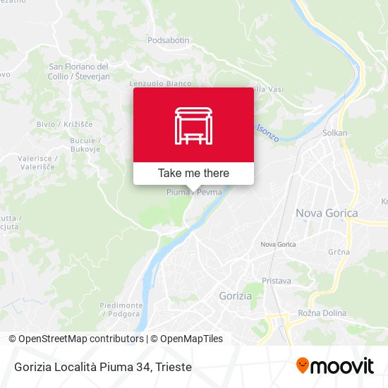 Gorizia Località Piuma 34 map