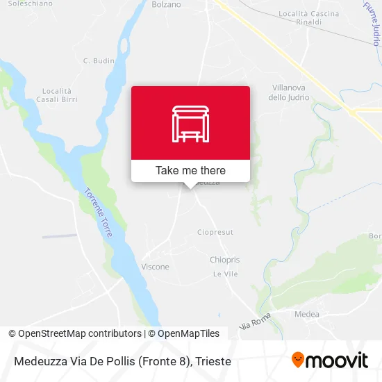 Medeuzza Via De Pollis (Fronte 8) map