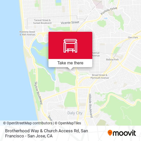 Mapa de Brotherhood Way & Church Access Rd