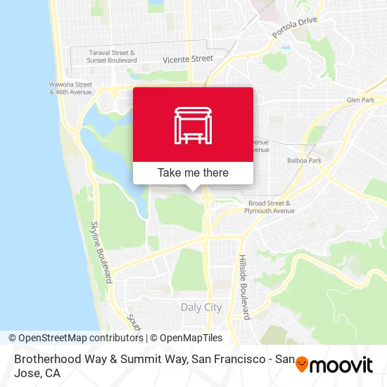 Mapa de Brotherhood Way & Summit Way