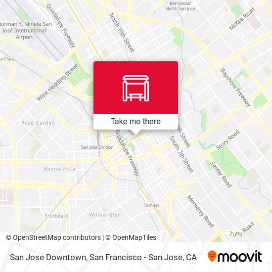 San Jose Downtown map