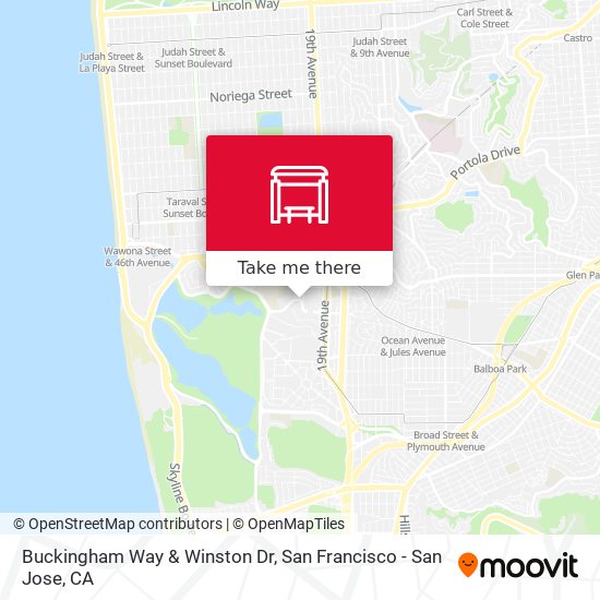 Buckingham Way & Winston Dr map