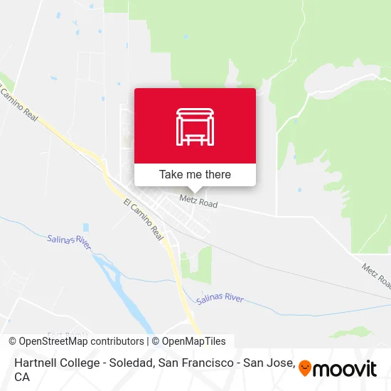 Hartnell College - Soledad map