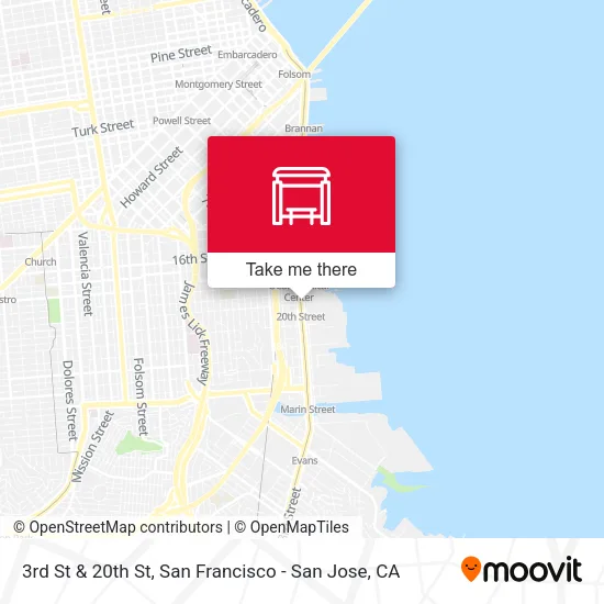 Mapa de 3rd St & 20th St
