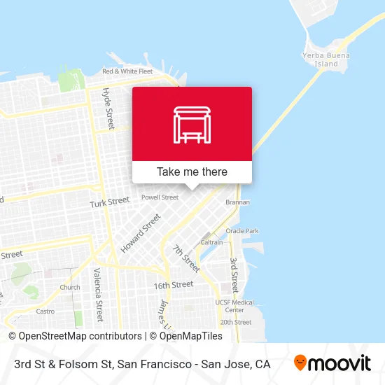 Mapa de 3rd St & Folsom St