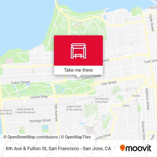 Mapa de 6th Ave & Fulton St