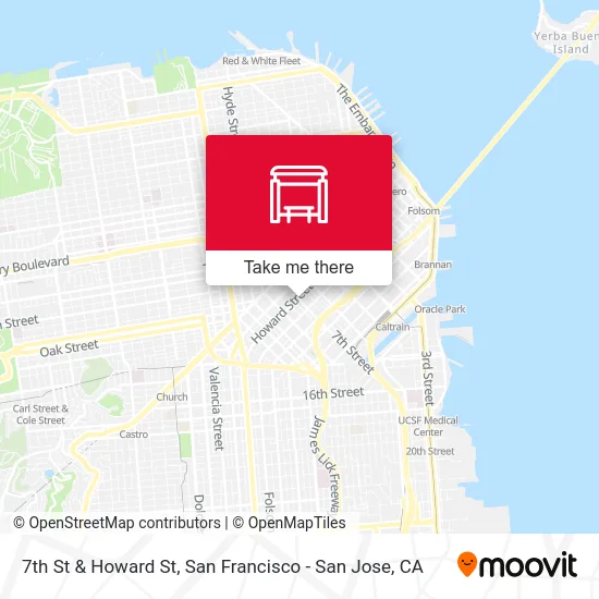 7th St & Howard St map