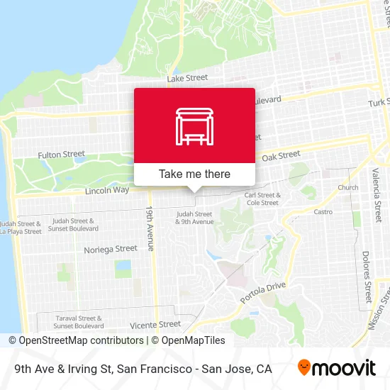 9th Ave & Irving St map