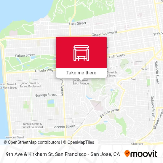 9th Ave & Kirkham St map