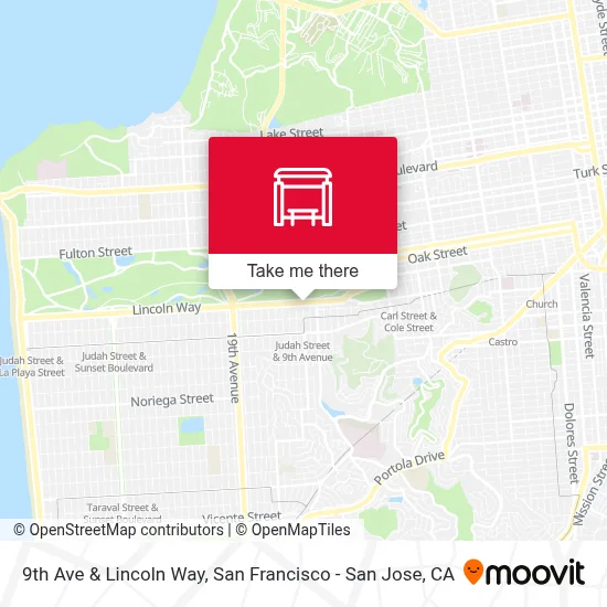 9th Ave & Lincoln Way map