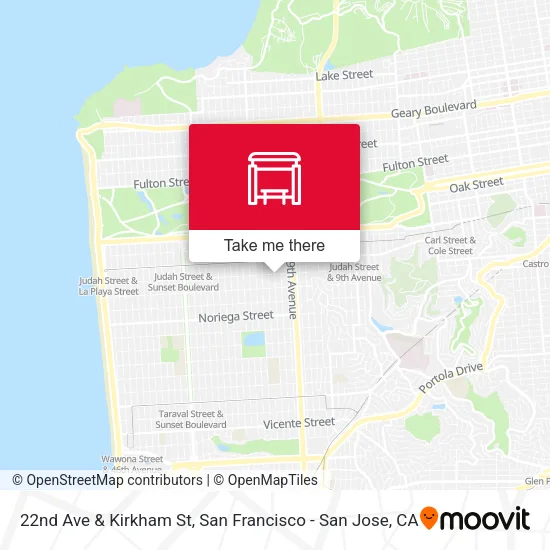 Mapa de 22nd Ave & Kirkham St