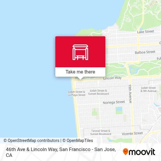 46th Ave & Lincoln Way map