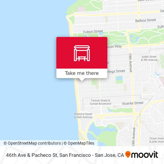 46th Ave & Pacheco St map