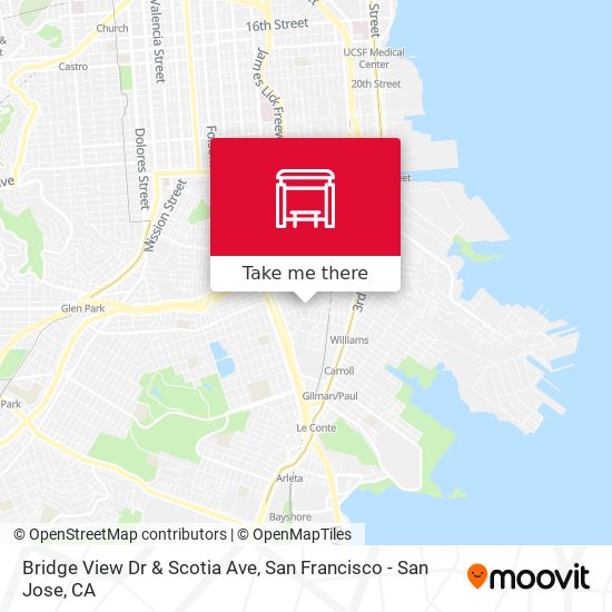 Bridge View Dr & Scotia Ave map